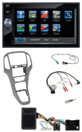 Blaupunkt SD USB TMC Bluetooth 2DIN Lenkrad Navigation für Opel Astra J ab 2009