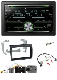 Pioneer Bluetooth Lenkrad DAB 2DIN USB CD Autoradio für Citroen Jumper ab 14 sch