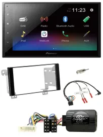 Pioneer USB Bluetooth DAB 2DIN Lenkrad Autoradio für Subaru ForesterSJ Impreza X