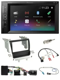 Pioneer DAB Lenkrad 2DIN Bluetooth USB Autoradio für Audi R8 42 2006-2015