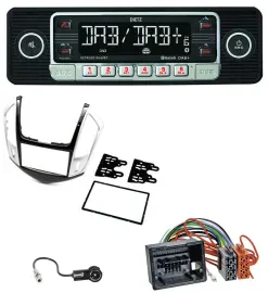 Dietz USB DAB MP3 Bluetooth Autoradio für Chevrolet Cruze 2011-2016 silber