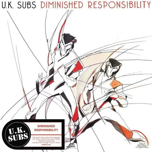 Виниловая пластинка UK Subs - Diminished Responsibility - 140-Gram Black Vinyl [New Vinyl LP] Black,