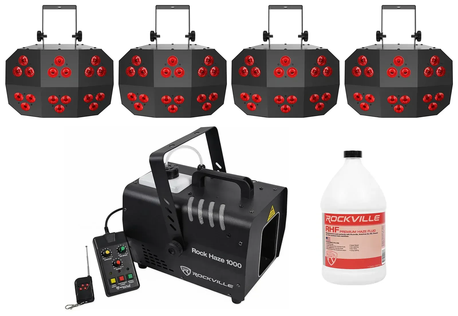 Комплект светового оборудования Chauvet DJ Wash FX 2 DMX RGB+UV с генератором тумана