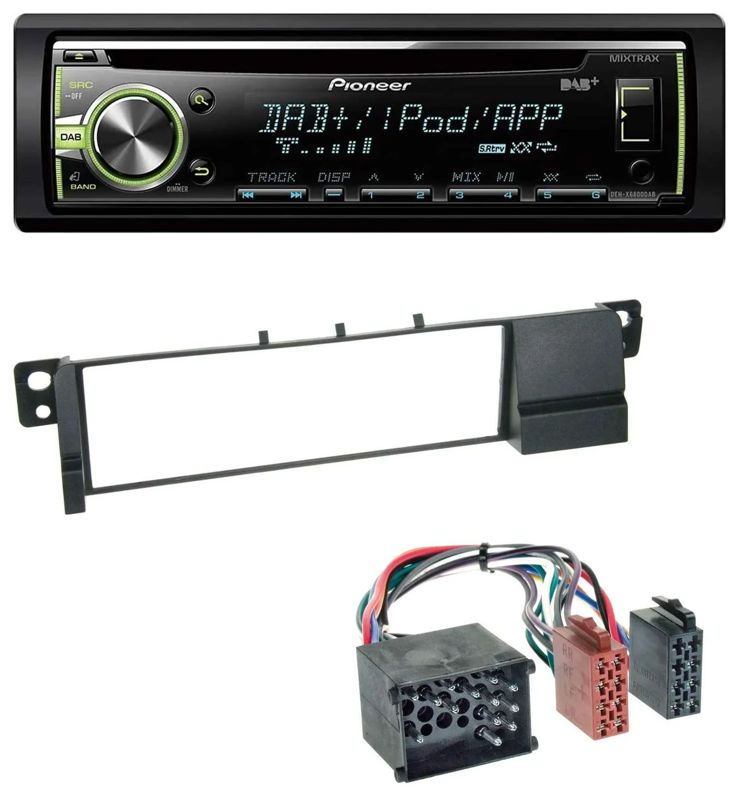 Автомагнитола Pioneer DAB USB MP3 AUX CD для BMW 3 Series E46 (Rundpin, с 1998)