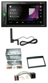 Pioneer MP3 DAB AUX 2DIN Bluetooth Autoradio für Porsche 911, 996 (97-06)