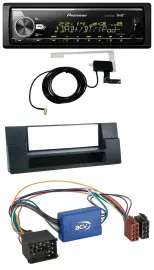 Автомагнитола для BMW 5 E39 и X5 E53 Pioneer Bluetooth, DAB, USB, MP3