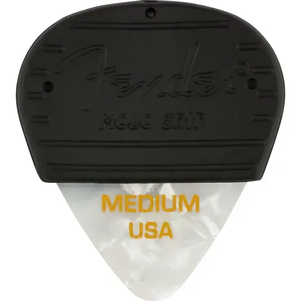 Медиаторы Fender 351 Shape Mojo Grip Celluloid Guitar Picks Medium White Moto 3-Pack