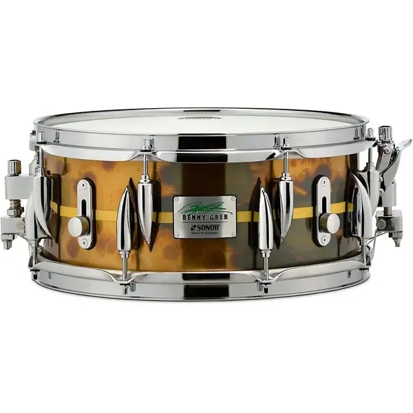 Малый барабан Sonor Benny Greb Brass Signature Snare Drum 13x5.75 Patina