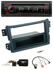 Kenwood Lenkrad CD USB Bluetooth DAB Autoradio für Opel Agila B Suzuki Splash 20