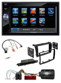 Blaupunkt SD USB TMC Bluetooth 2DIN Lenkrad Navigation für Mazda 3 2003-2009 sch