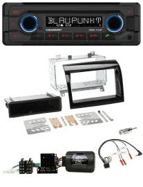 Blaupunkt Lenkrad MP3 CD Bluetooth USB Autoradio für Fiat Ducato 12-15 piano sch