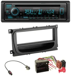 Kenwood Bluetooth DAB CD MP3 USB Autoradio für Ford Mondeo S-Max 07-14 Ablagefac