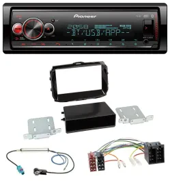 Автомагнитола для Alfa Giulietta Pioneer Bluetooth, USB, MP3, DAB, ISO, черный глянец