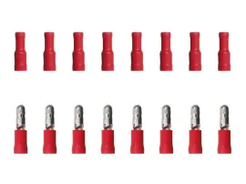 ACV Rundstecker Rundhülsen rot 0,5 1,0 mm² Set je 8 Stück 34002535-1-8