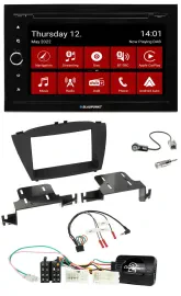 Blaupunkt 2DIN Lenkrad Bluetooth USB TMC DAB Navigation für Hyundai ix35 ab 2013