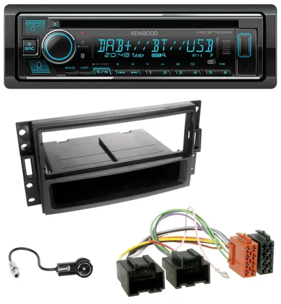 Kenwood MP3 Bluetooth DAB USB CD Autoradio für Chevrolet Corvette Uplander 05-13
