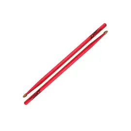 Барабанные палочки Zildjian 5A Acorn Wood Neon Pink Drumsticks, Pair #Z5AACDGP