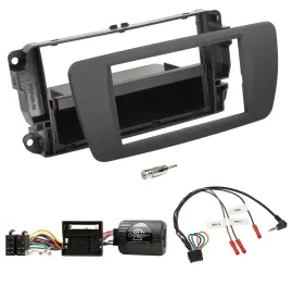 Einbauset Lenkradadapter DIN Autoradio für Seat Ibiza tuam grey