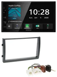Kenwood Bluetooth MP3 DAB USB 2DIN Autoradio für Nissan Altima 2005-2006