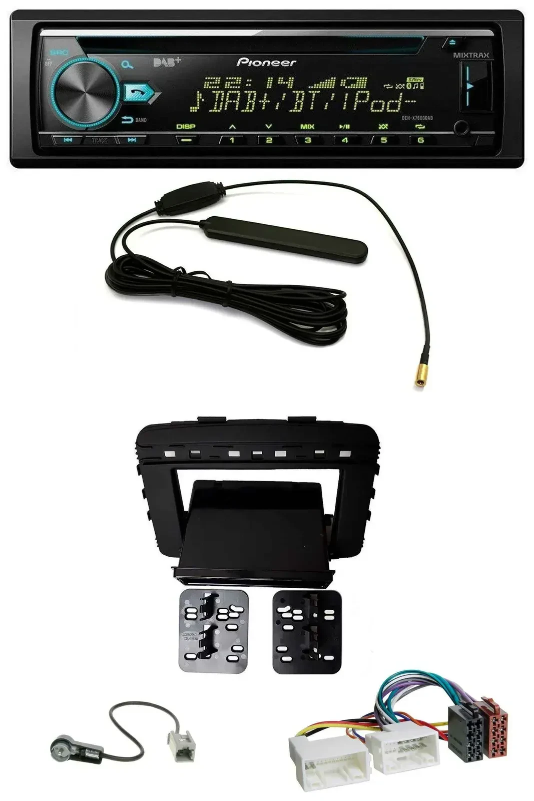 Автомагнитола для Kia Sorento Pioneer CD/MP3/AUX/DAB/USB (UM, с 03/2015)