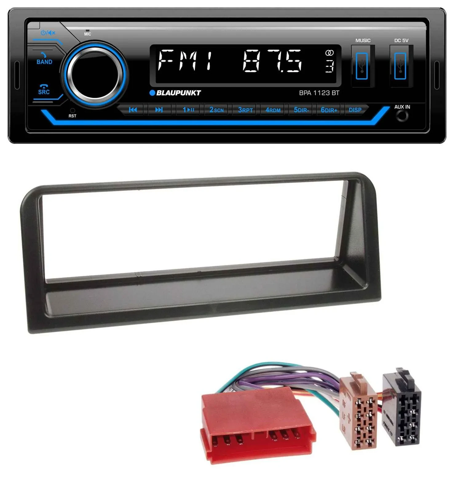 Blaupunkt MP3 Bluetooth USB AUX Autoradio für Citroen AX / Peugeot 106