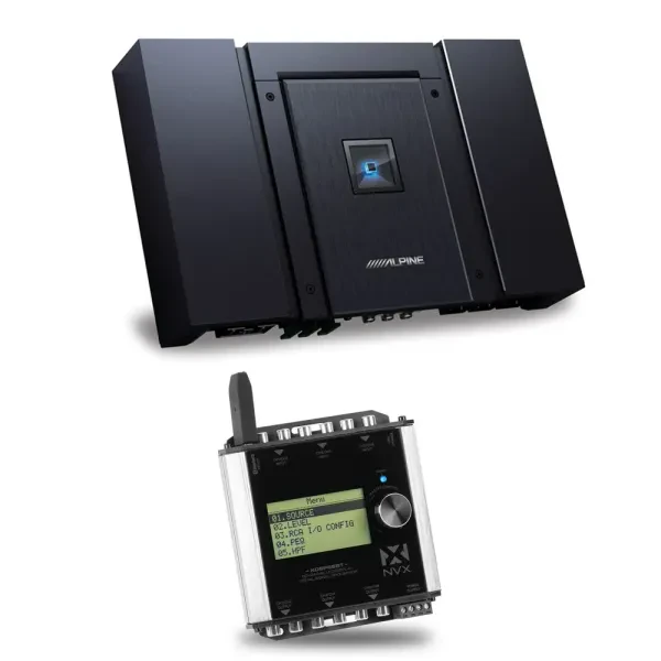 Alpine HDA-V90 900W RMS Class D 5-Channel Car Amplifier