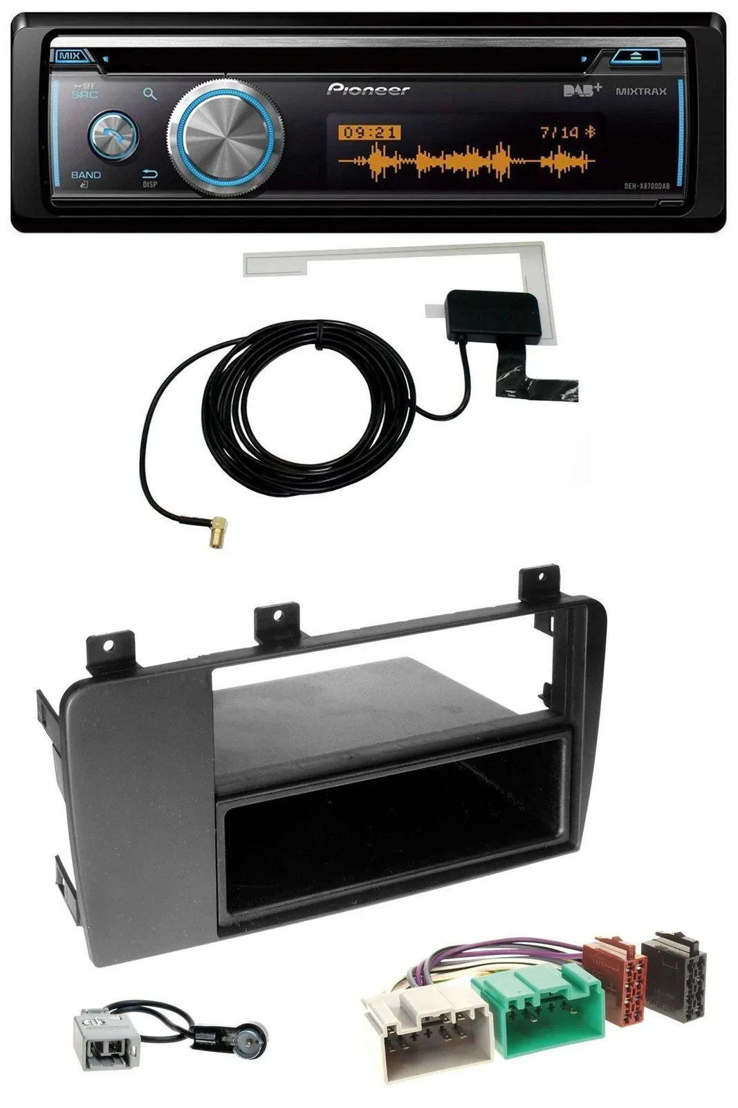 Pioneer Bluetooth DAB MP3 USB CD Autoradio für Volvo S60, V70, XC70 (04-09)