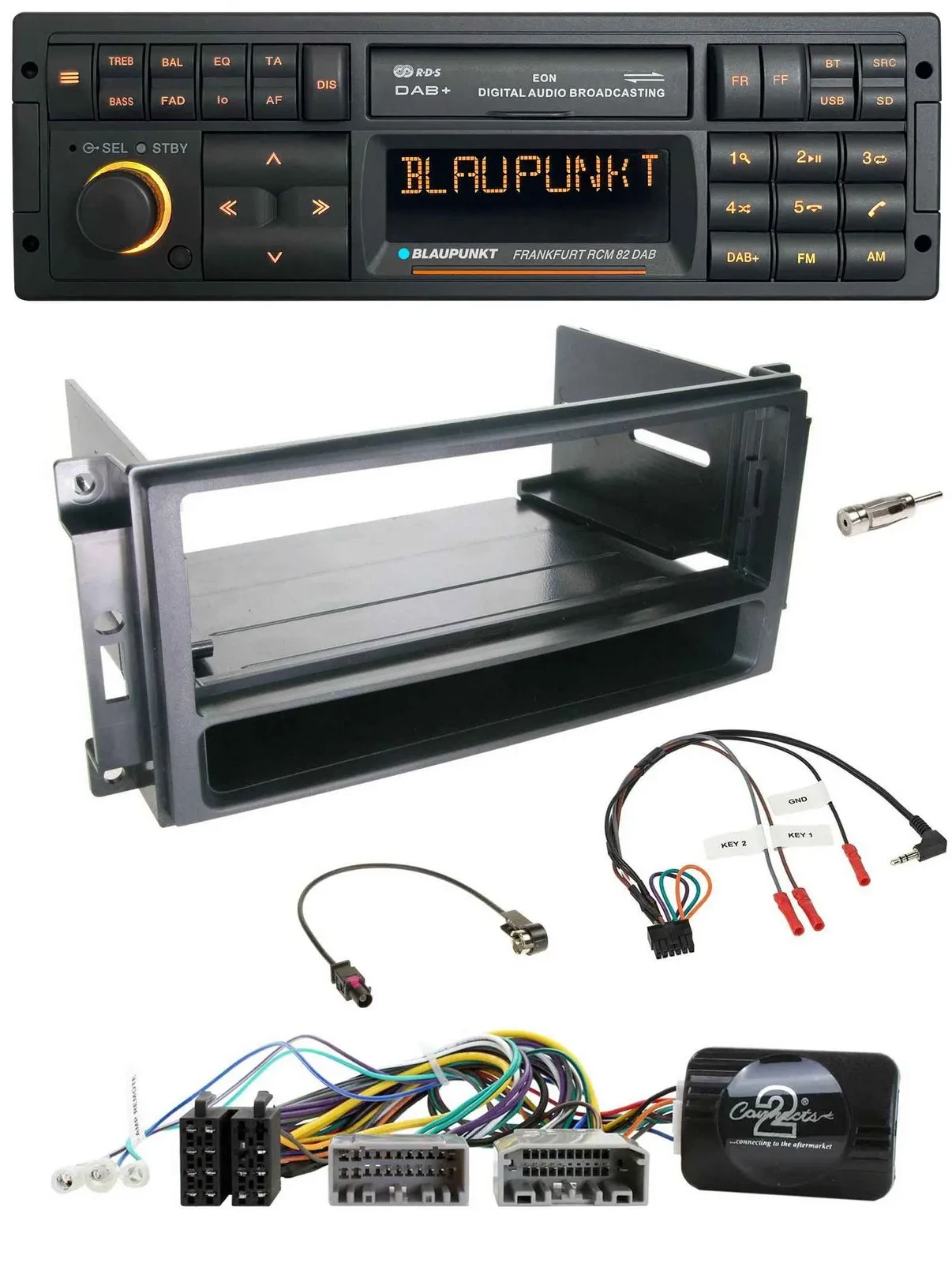 Blaupunkt USB DAB SD Lenkrad Bluetooth Autoradio für Chrysler Dodge Jeep