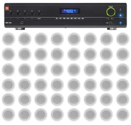 Потолочная акустика JBL CCL5T White с усилителем (48 штук)