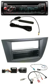 Pioneer USB DAB Lenkrad Bluetooth CD Autoradio für Seat Leon 2005-2010 schwarz