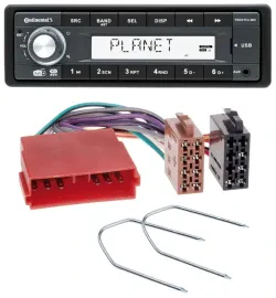 Continental MP3 AUX USB DAB 1DIN Autoradio für Peugeot 205, 405, 505, 605
