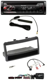 Pioneer CD USB Lenkrad DAB MP3 Autoradio für Ford Mondeo 00-02 schwarz Ablage