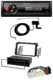 Pioneer 1DIN MP3 DAB USB AUX Autoradio für Opel Vivaro Combi J7 Kasten F7 11-15