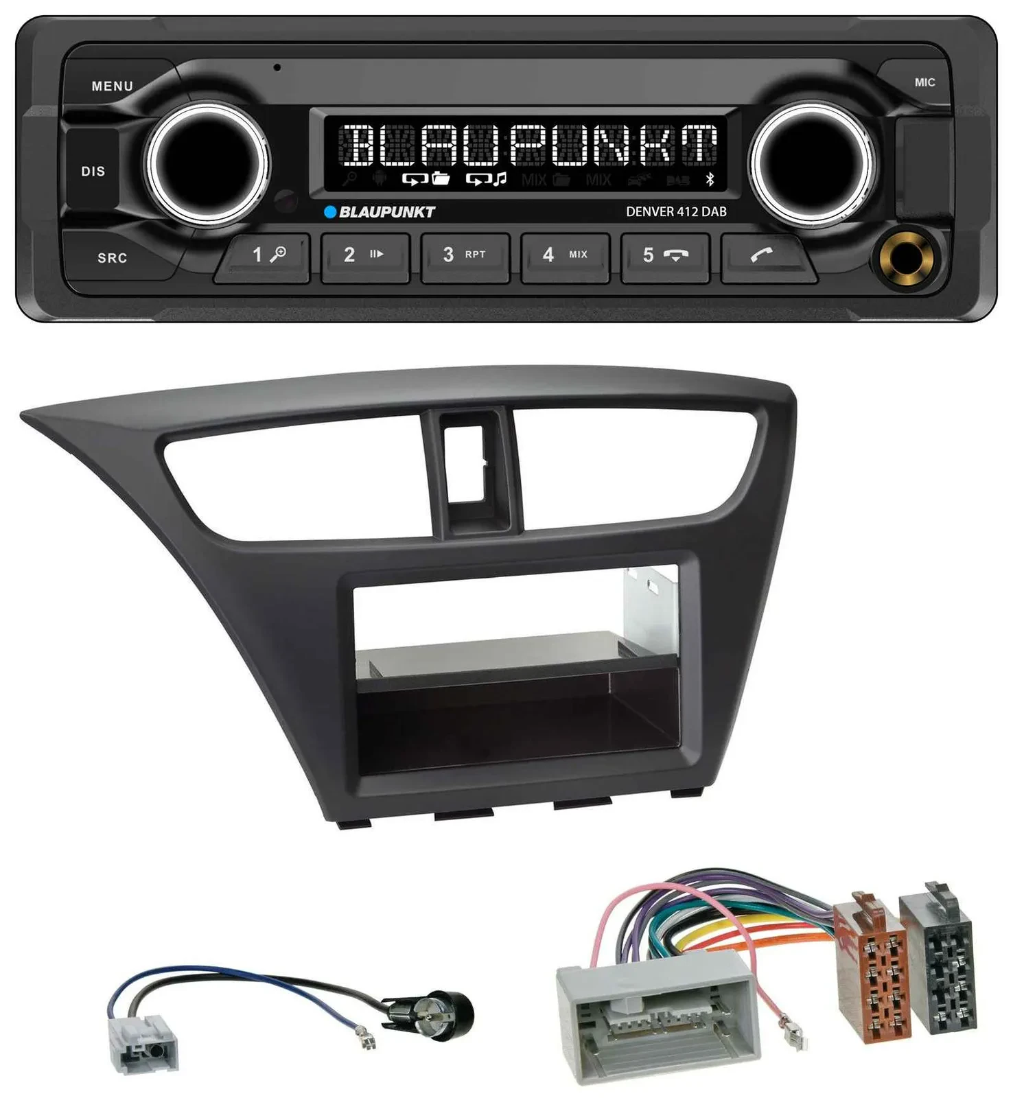 Автомагнитола для Honda Civic (с 2012) Blaupunkt Bluetooth DAB MP3 USB