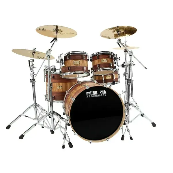 Pork Pie Maple-Rosewood 4-Piece Shell Pack Rosewood Zebra