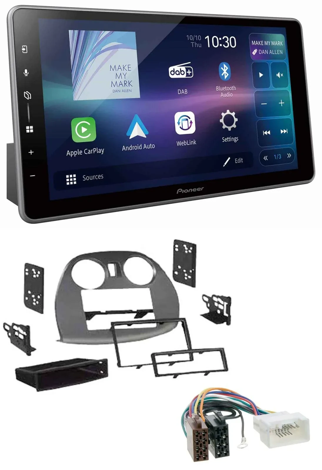 Pioneer Bluetooth USB DAB MP3 Autoradio für Mitsubishi Eclipse 4G 2005-2012