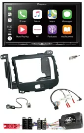 Pioneer 2DIN Lenkrad USB DAB DVD Bluetooth Autoradio für Hyundai i10 09-13 Rubbe