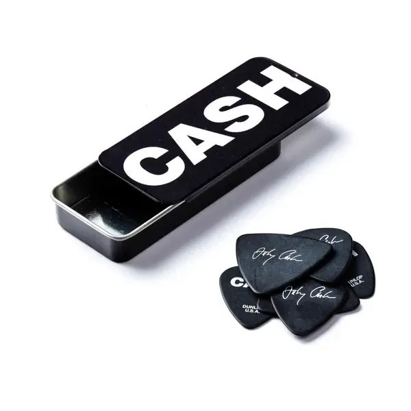 Медиаторы Dunlop JCPT04H Johnny Cash Bold, 6 штук в коробочке, 1 мм