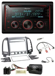 Автомагнитола для Hyundai Santa Fe 4 Pioneer 2-DIN, DAB, Bluetooth, USB, CD