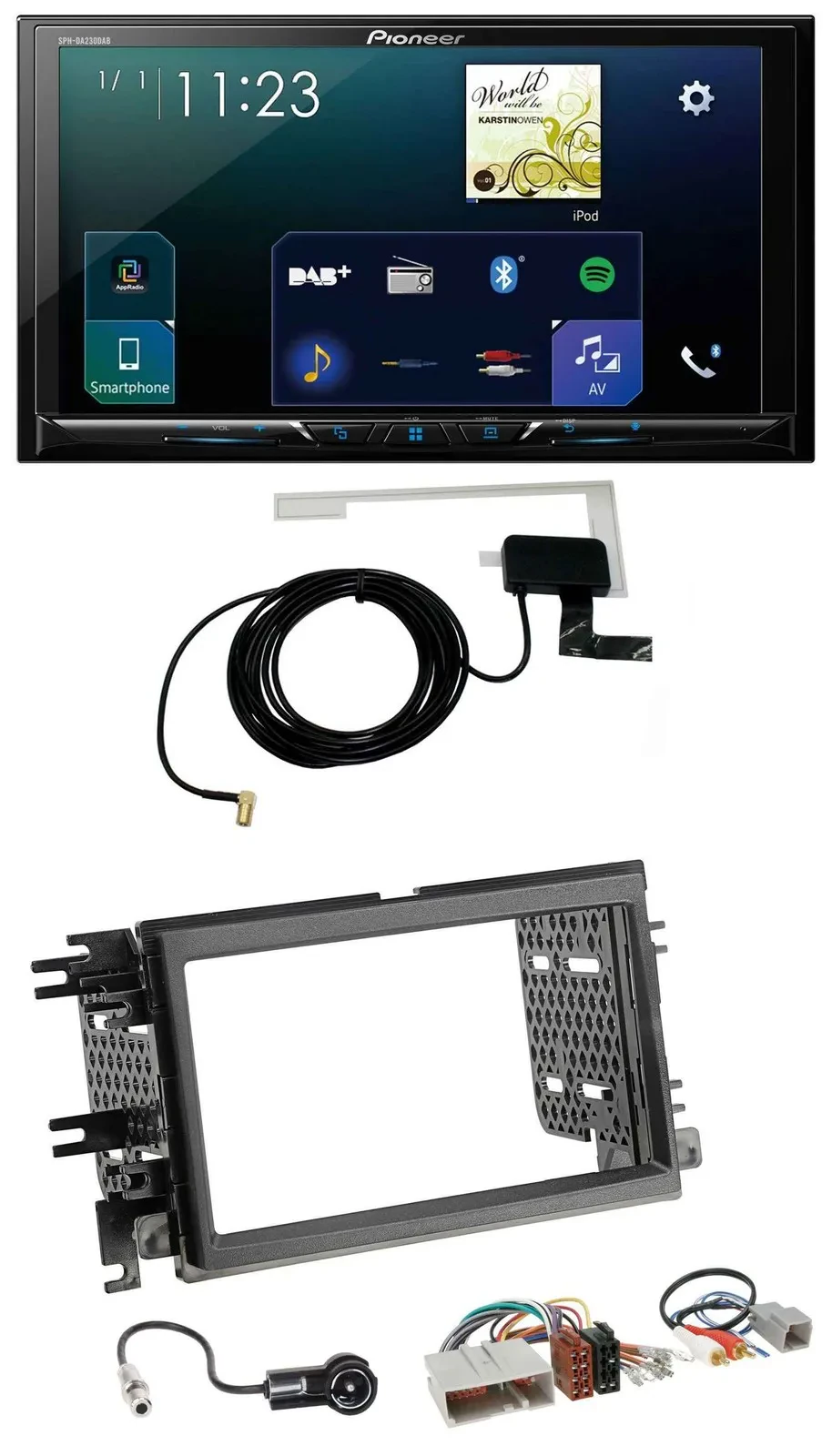 Pioneer 2DIN DAB USB MP3 Bluetooth Autoradio für Ford Mustang F 150 04-09