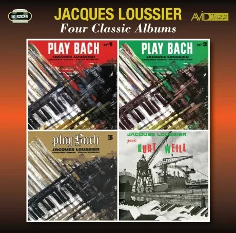 JACQUES LOUSSIER - Play Bach Vol.1/ Play Bach Vol.2/ Play Bach Vol.3/ Joue Kurt Weill (2CD)
