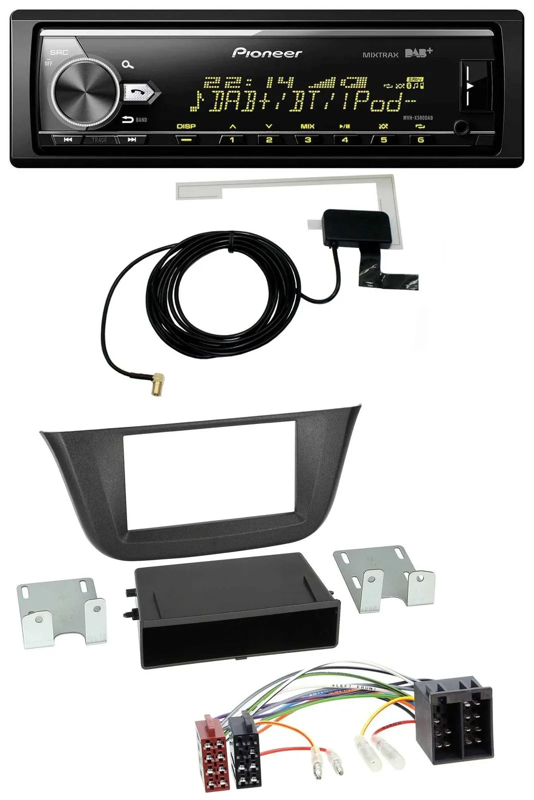 Автомагнитола для Iveco Daily (с 2014) Pioneer Bluetooth, DAB, USB, MP3