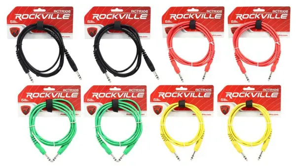 Коммутационный кабель Rockville RCTR106 Multicolor 1.8 м (10 штук)