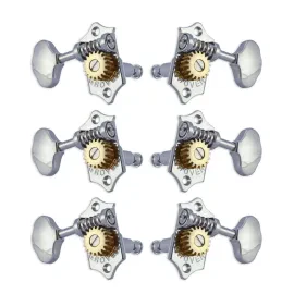 GROVER V97-18C Original Sta-Tite  Machine Head 3 + 3 - Chrome