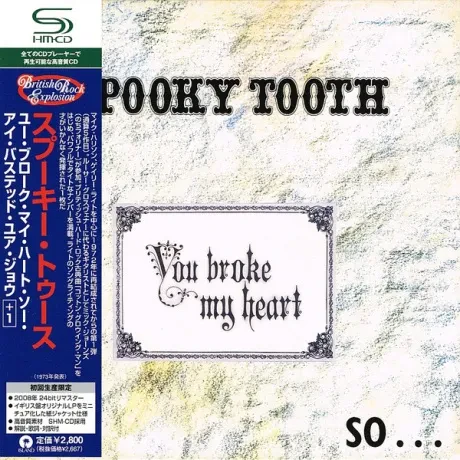 SPOOKY TOOTH - You Broke My Heart So...I Busted Your Jaw (CD, Japan)