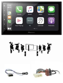 Pioneer MP3 Bluetooth DAB 2DIN USB Autoradio für Nissan Tiida Versa C11 2007-201