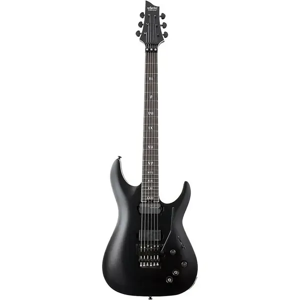 Электрогитара Schecter C-1 Floyd Rose Sustainiac SLS Elite Evil Twin Satin Black