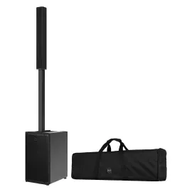 RCF EVOX-JMIX-9 Active 12" Three-Way Column Array Black with Cover