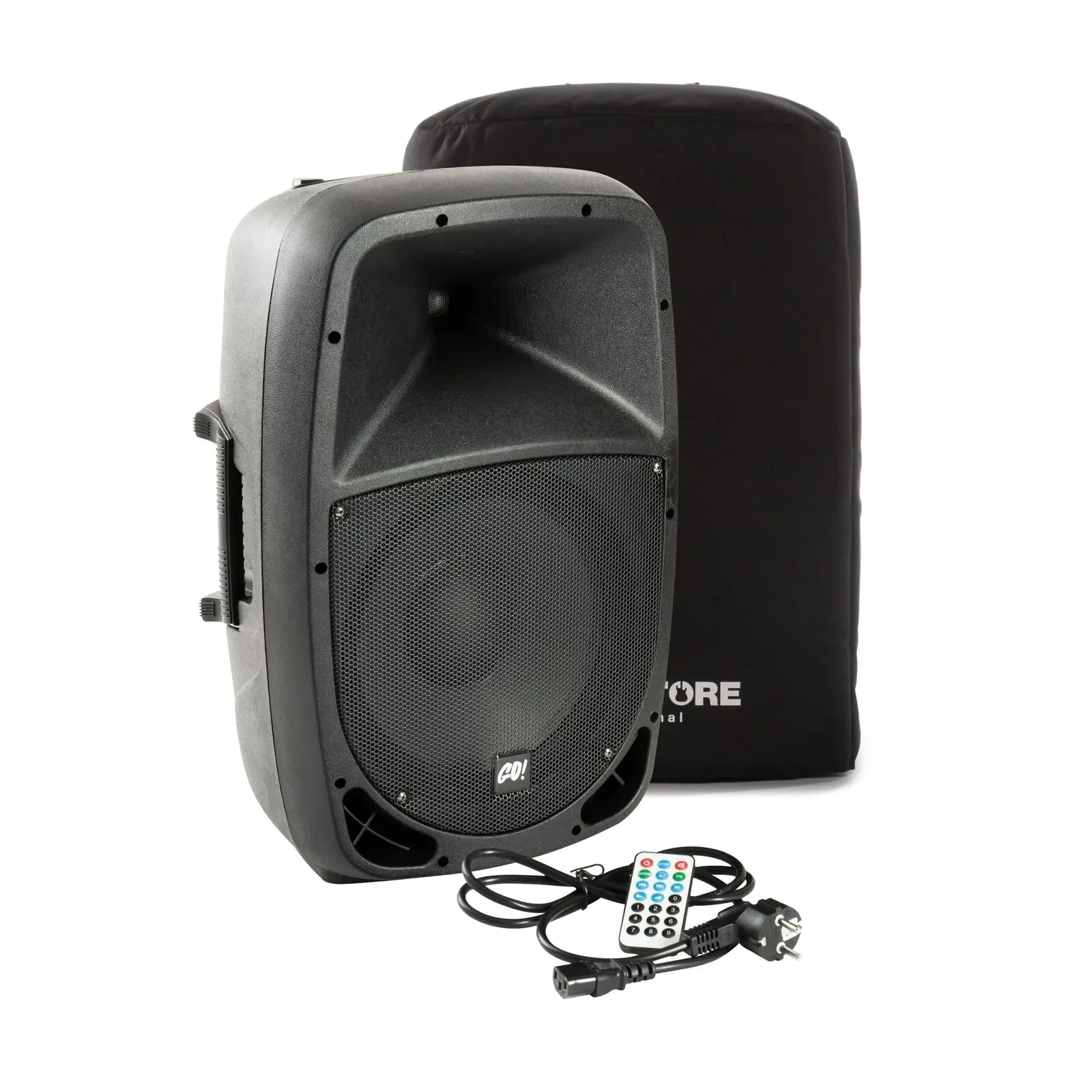 Активная акустическая система MUSIC STORE GO! 12A 12" 200W RMS/600W Peak Bluetooth (набор) с чехлом