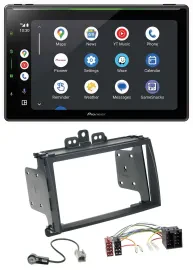 Pioneer 2DIN MP3 USB Bluetooth DAB Autoradio für Hyundai i20 09-12 schwarz
